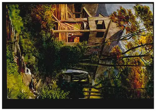 AK Schwarzwald: Scierie dans la Forêt Noire, inutilisé