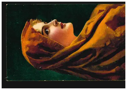 Künstler-AK Wilhelm Hunger: Merge, Stengel-Verlag, KREUZLINGEN 1 STATION 24.6.18