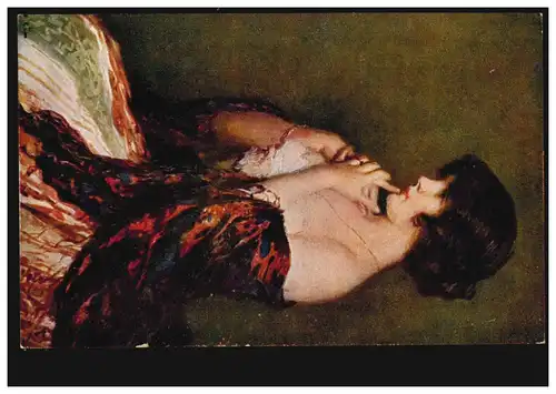 AK Artiste Gabriel Emile Edouard Nicolet: Enigme? Peut-être? - inutile