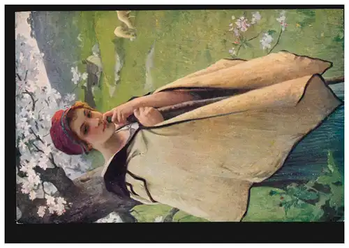 AK A. Lenoir: Le berger de mouton, ZÜRICH FIL. BAHNHOF 8.6.1917