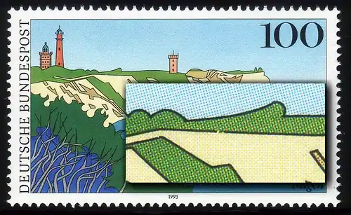 1684 Rügen avec PLF interruption de la limite de gazon, champ 15, **