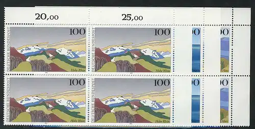 1684-1686 Images de l'Allemagne 1993, E-Vbl o.r. Set **