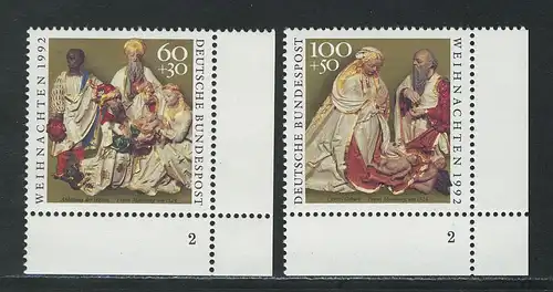 1639-1640 Weihnachten 1992, FN2 Satz **
