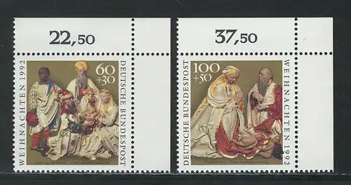 1639-1640 Noël 1992, coin o.r. phrase **