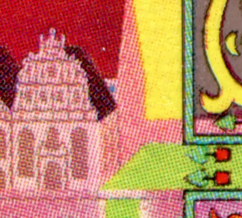 1622II Jardin botanique avec PLF II boule bleue sur le toit, champ 6 **