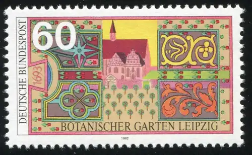 1622II Jardin botanique avec PLF II boule bleue sur le toit, champ 6 **