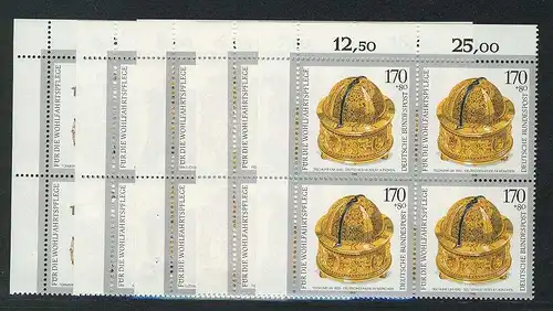 1631-1635 Wofa Montres 1992, E-Vbl o.l. Set **