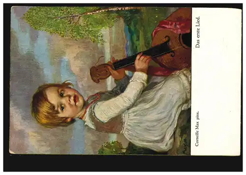 AK Corneille Max: La première chanson, la carte postale de Tuck, REICHENAU 21.8.1913