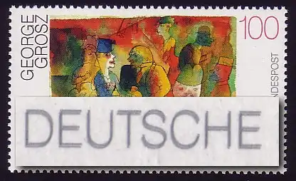 1656DD Grosz avec double impression de couleur noir: inscriptions ** vérifiées