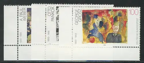 1656-1658 Peinture allemande 1993, coin et l. phrase **