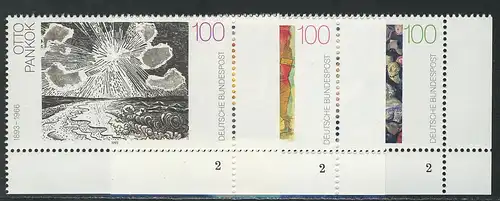 1656-1658 Deutsche Malerei 1993, FN2 Satz **