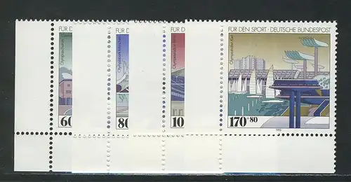 1650-1653 Aide sportive Olympiades 1993, coin et l'ensemble **