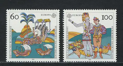 1608-1609 Europa Amerika 1992, Satz postfrisch **