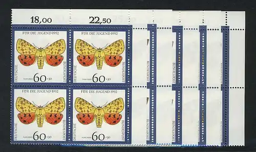 1602-1606 jeune papillon de nuit 1992, E-Vbl o.r.