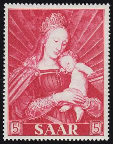 Sarre 351 Marianne Année peinture 5 Fr 1954 **