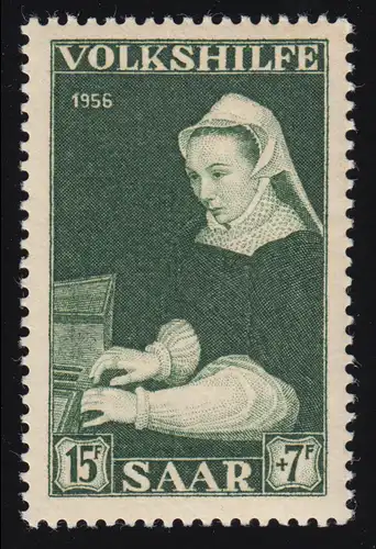 Sarre 378 Volkshilfe Peinture 15 Fr 1956, **