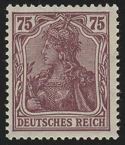 148II Germania 75 Pf Type de pression II, **