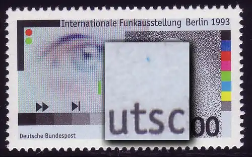 1690 Funkausstellung mit PLF Punkt über ts von Deutsche, Feld 12, **