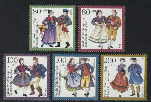 1696-1700 Wohlfahrt Trachten 1993, Satz **