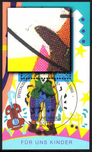 Bloc 27 enfants 1993 avec PLF bâton à la chaussure gauche, ESSt Bonn