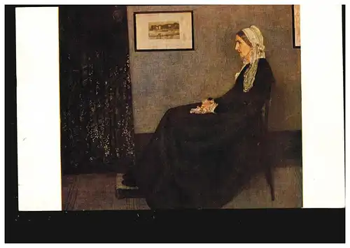 AK J.M.N. Whistler: Image de la mère de l'artiste, inutilisé