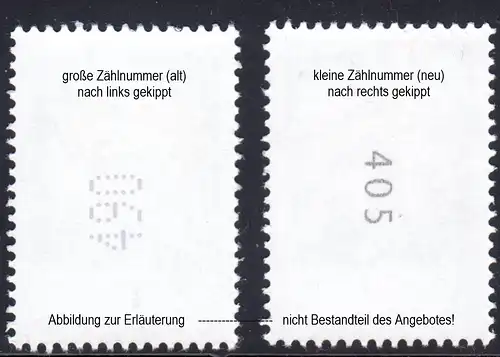 3474 Löwenmäulchen 190 Cent KLEINE Nr., 5er-Streifen mit Codierfeld, **