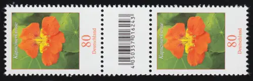 3469 Kapuzinerkresse 80 C 500er Paar mit KLEINER Nummer, Codierfeld, ohne Nr. **