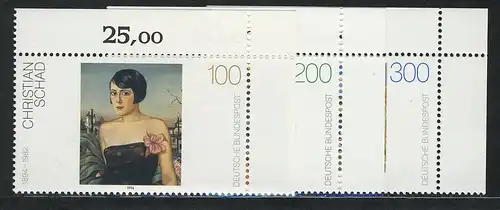 1748-1750 Peinture allemande 1994, coin o.r. phrase **