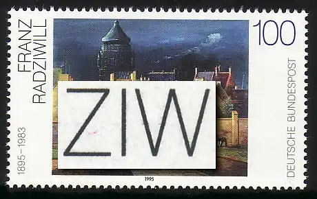 1774 Radziwill avec PLF: ligne dans le ZIV de RADZIWILL, champ 5, **