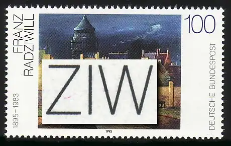 1774 Radziwill mit PLF: Strich im ZIW von RADZIWILL, Feld 5, **