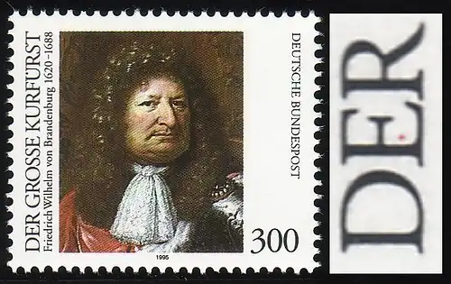 1781 Großer Kurfürst mit PLF Punkt im E von DER, Feld 4 **