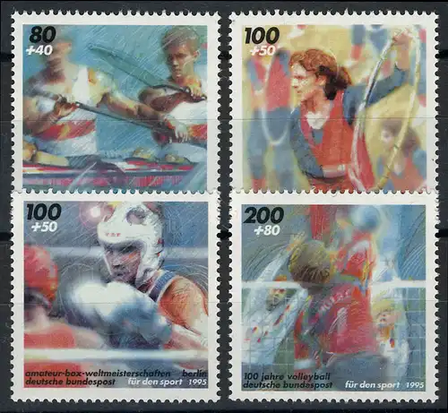 1777-1780 Sporthilfe 1995, Satz postfrisch **