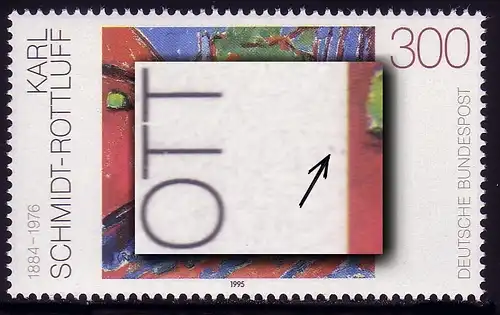 1776 Schmidt-Rottluff avec crochet PLF à gauche, case 4, **