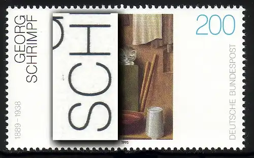 1775 Mythe avec PLF noir au-dessus du C dans SCHRIMPF, case 10 **