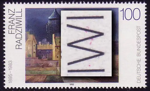 1774 Radziwill mit PLF Striche und Punkte im W in RADZIWIL, Feld 5, **