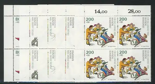 1726-1730 Jeunesse Le Struwwelpeter 1994, E-Vbl o.l.