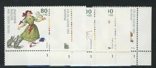 1726-1730 Jugend Der Struwwelpeter 1994, FN1 Satz **