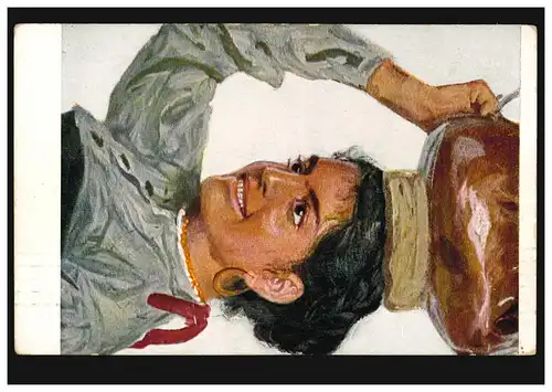 AK Richard Pfeiffer: Filles des Monts Sabins, MUNICH 6.9.1912