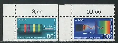 1732-1733 Europa 1994, Ecke o.l. Satz **