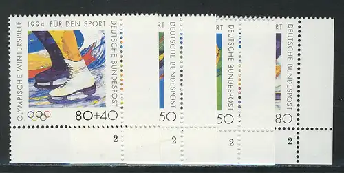 1717-1720 Sporthilfe 1994, FN2 Satz **