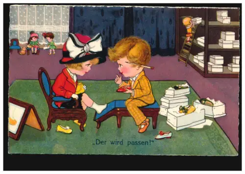 AK de dessin animé qui s'adaptera - L'échantillon de chaussures, édition Amag, non utilisé