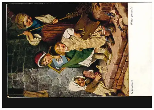 Artiste-AK Kaulbach: place faite! Hanfstangl's Editeur, non utilisé