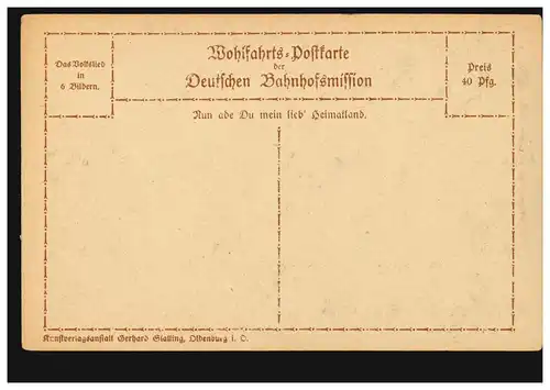 Künstler-AK Mit der Postkutsche wieder zu Hause, Wohlfahrtskarte, ungebraucht