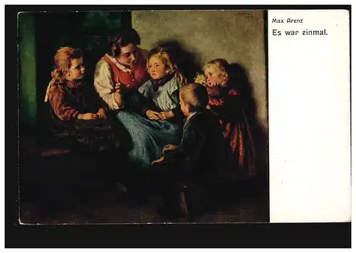 AK Artiste Max Benz: Il était une fois, carte postale locale BUDAPEST 21.9.1920
