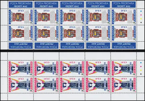 1459-1460 EUROPA Plakatkunst 2003, Kleinbogen-Satz **