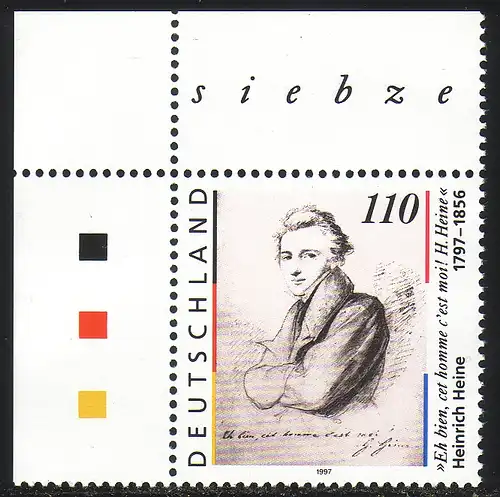 1962 Heine 2e édition: Coin en haut à gauche **
