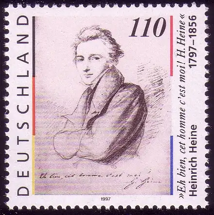 1962 Heine 2. Auflage: Marke ** gelbe Fluoreszenz