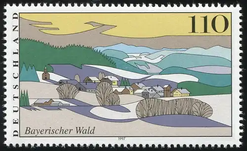 1943I Bayerischer Wald mit PLF I Fleck zwischen den Tannenspitzen, Feld 4 **