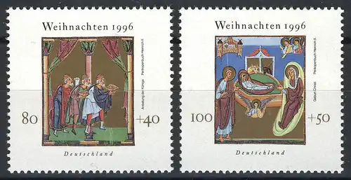 1891-1892 Noël 1996, série post-frais **