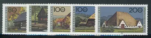 1883-1887 Wofa Bauernhäuser 1996, Satz ** postfrisch